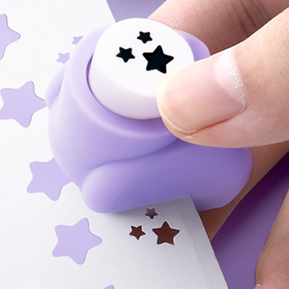Embossing Punching Device Hole Punch Mini Paper Card Shaper Cutter For Children DIY Scrapbooks Craft Calico Hole Puncher 1/6PCS