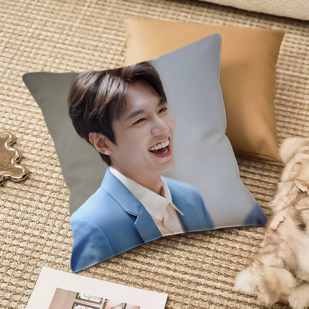 Handsome Star L-Lee Min-ho-MT Popular Pillow Case Comfort Sofa Bed Silky Elegant Invisible Zipper Decorative Cushion Cover