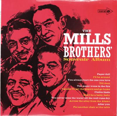 LP Record MILLS BROTHERS - The Mills Brothers' Souvenir Album CP57 Coral 1970 UK Jazz Used