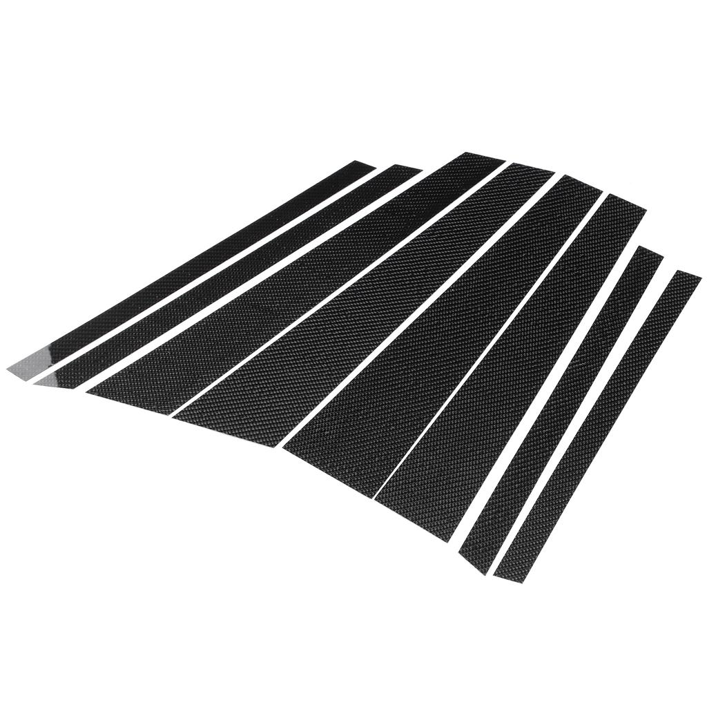 8pcs Carbon Fiber Window BPillar Trim Decorative Sticker Fits for X5 F15 20142018