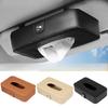 Car Tissue Bag, Leather Sunshade Car Backrest Paper Box, Car Tissue Box