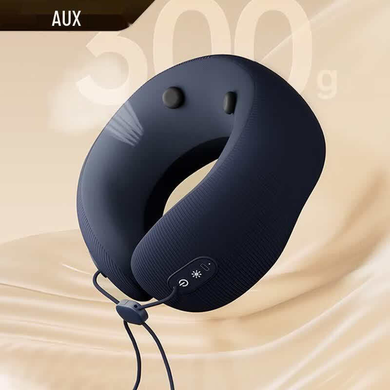AUX U-shaped Memory Foam Neck & Shoulder Massager Pillow CN plug (adapter included)