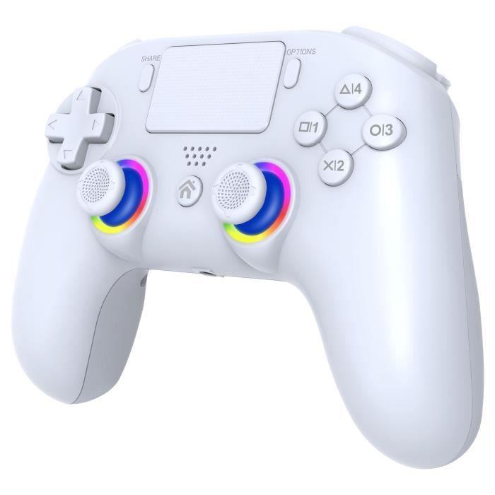 Manette sans-fil - PS5 - SUBSONIC - RGB LED - Blanc