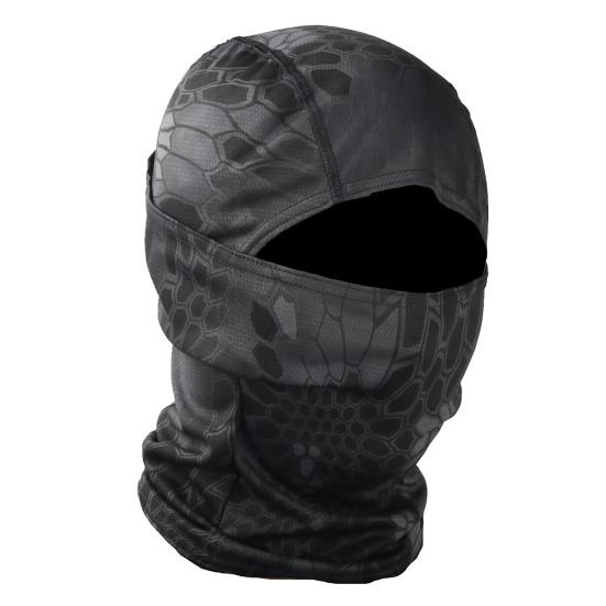 Unisex Camo Print Outdoor Cycling Balaclava Neck Gaiter Cap Full Face Cover