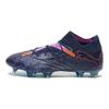 Puma Future 7 Ultimate AG FG Artificial Grass Shock Absorbing Durable Soccer Shoes Unisex Soccer Shoes Deep-Blue Purple 107834-01