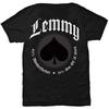 Lemmy Unisex-Erwachsene Pointing Photo Back Print T-Shirt