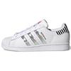 Womens Superstar 'White Iridescent' (women's Sizes) Cloud White / True Pink / Core Black Skate Shoes FY5131