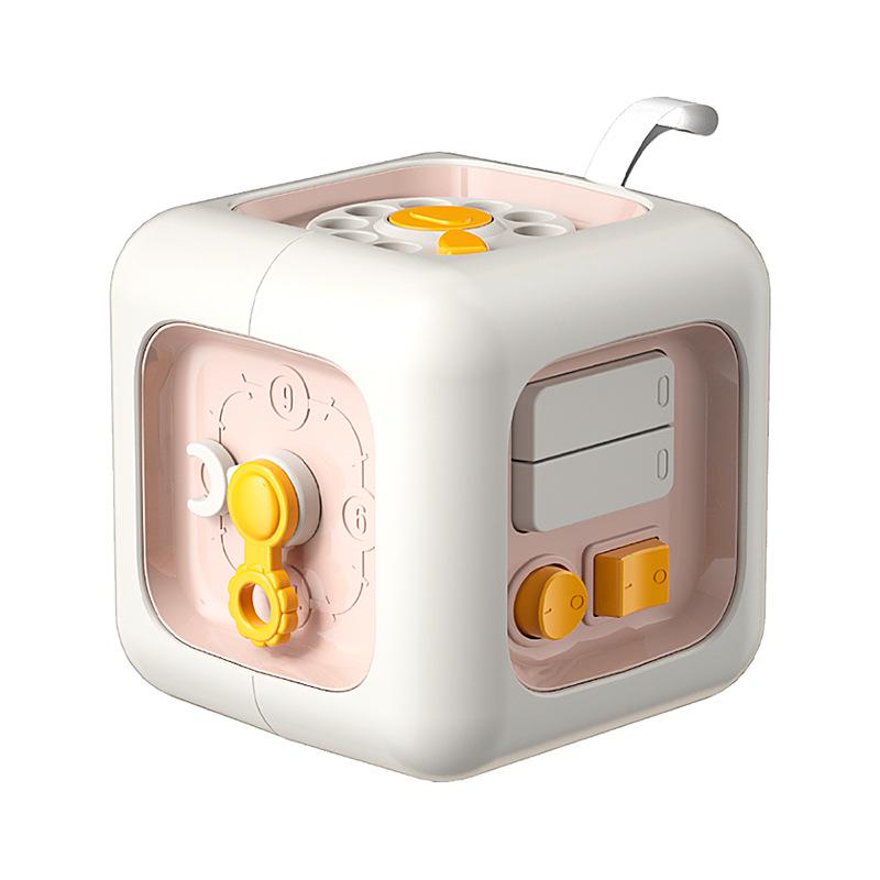 Montessori Magic Cube: Multifunctional Activity Toy for Infants and Toddlers (0-1 Year)