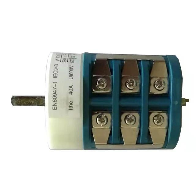 

220 В/380 В/500 В 40 А переключатель движения вперед-назад для шиномонтажного станка, двигатель, переключатель движения вперед-назад для тяжелого автомобиля