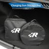 Car Charging Gun Bag Oxford Cloth Gun Cables Storage Box Auto Accessories For Volkswagen VW Jetta Beetle Golf Passat Polo Tiguan zf4