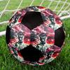 Pallone Calcio a 5 CR7 Colorato Per Tutte le Età Misura 5 Cucito a Macchina PVC Pronto per la Competizione Resistente Alta Rimbalzabilità