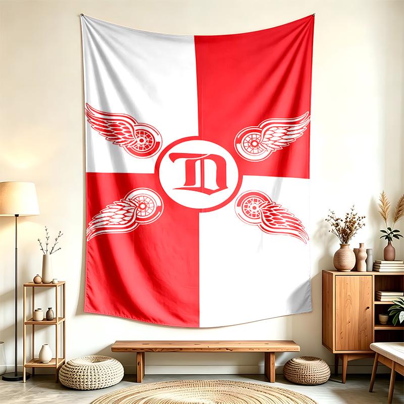 Detroit Red Wings (1) Tapestry Suitable For Decorating Homes Dorms And Bedrooms Soft To The Touch And A Perfect Gift For Friends And Family