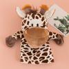 Hand puppet toy animal gloves mouth action plush doll