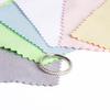 50Pcs Soft Fabric Jewelry Cleaning Cloth 8x8cm Cleaning Polishing Cloth  Jewelry Maintenance