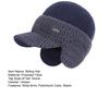 Riding Hat Soft Plush Inner Wide Brim Ear-Protecting Knitting Baseball