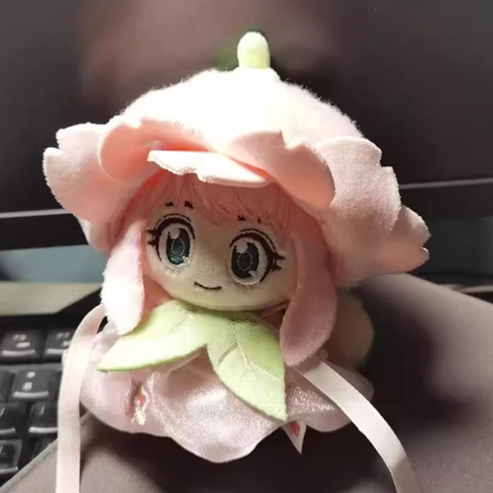 Sakura Elf 10cm Cotton Doll Clothes Dress with Wing Doll Clothes Outfit Creative Pink Doll Dress Up Set Children's Gift