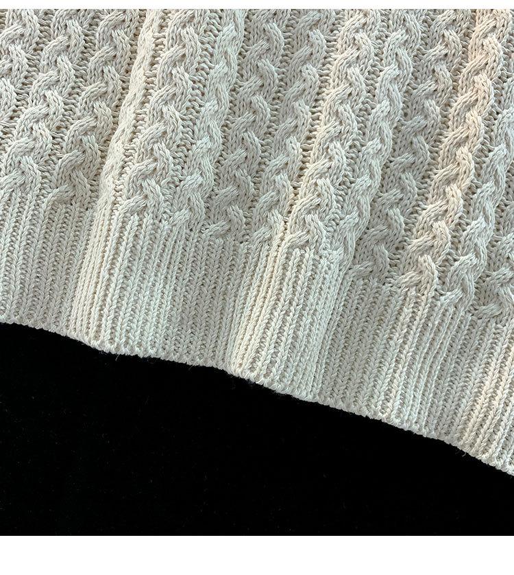 Pánská pletená bezrukávová vesta ve stylu Korean – Volná, všestranná, jednobarevná na jaro a podzim.