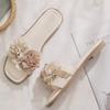Fashion Rubber Flip Flops Shoes Woman 2025Female Slippers Flower Luxury Slides Hawaiian New Soft Designer Summer Flat Beach Floral