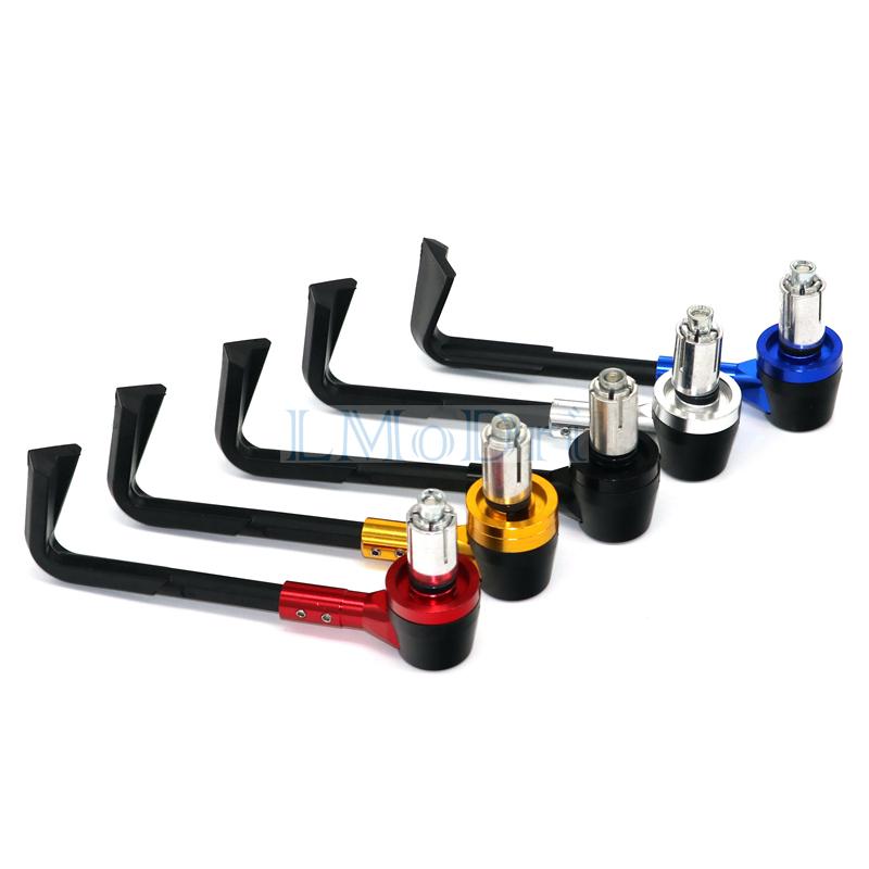 Universal 7/8  22mm Handlebar Motorcycle Proguard System Brake Clutch Levers Protector Hand Guard for YAMAHA for Honda LMODRI серебряный
