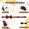 4 Pack Christmas Cat Collar, Breakaway Collar with Bell and Cat Bow Tie, Removable & Adjustable