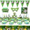 Hot-Selling Cartoon Kids' Birthday Party Football Pattern Set
