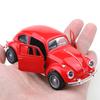 (Ensaché) 1:38 Voiture Classique Mignonne Coccinelle en Alliage à Tirer vers l'Arrière, Style Rétro, 1:Échelle 38, Jouet pour enfants