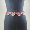 Y2K Pentagram Metal Chain  for Women Streetwear Dress Waist Accessory