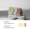 Calendar style sticky notes, polka dot geometric note stickers, office ledger decoration, classification index, sticky notes