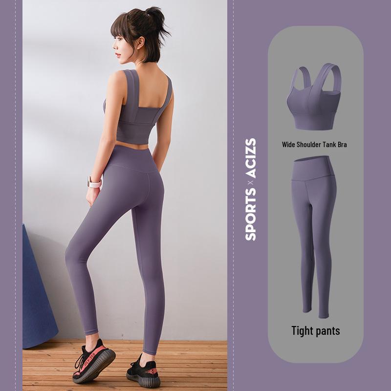 Conjunto Esportivo e de Yoga com Sutiã Esportivo Emagrecedor Costas Nuas Feminino 2025