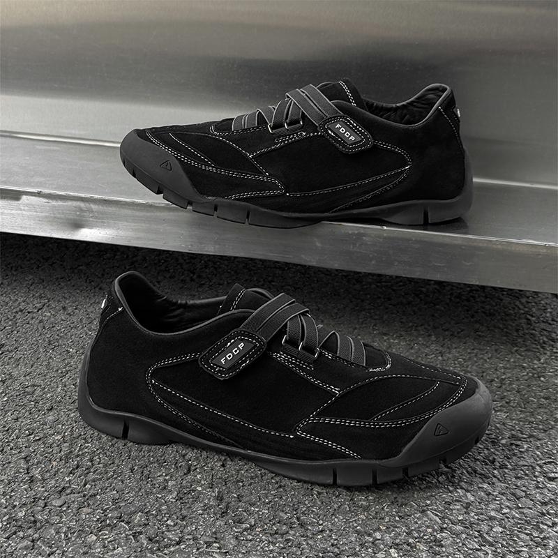 Fashion Lightweight Men's Casual Leather Shoes Comfortable Walking Shoes Daily Wear Hiking Shoes Leisure Walk Treking Footwear Sneakers