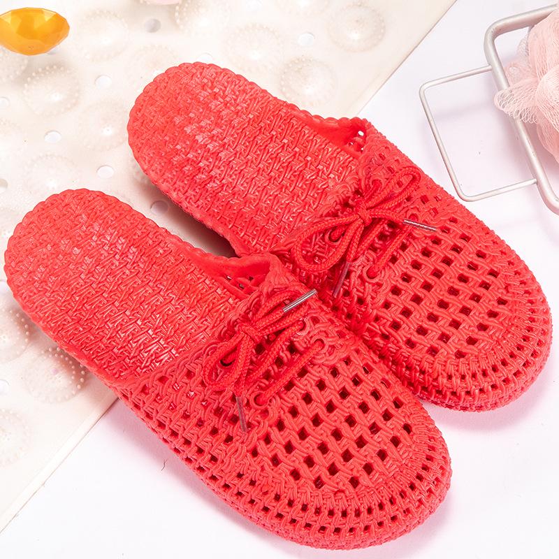 Comandați o mărime mai mare Papuci de casă de modă pentru femei Papuci de plajă impermeabili Papuci plati confortabili