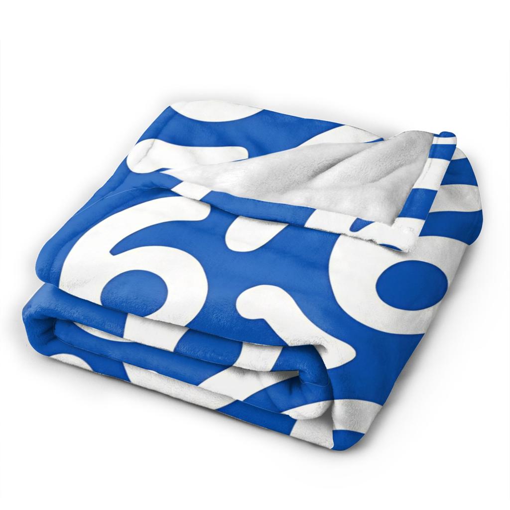 67 Six Seven Los Angeles Dodgers Blankets Fuzzy Funny Soft Throw Blankets for Chair Covering Sofa Spring Autumn,