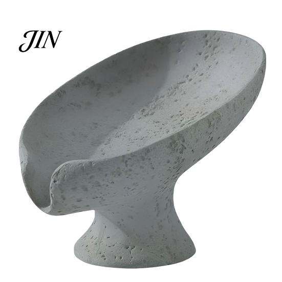 Elegant Soap Holder Self Draining Dish, 3D Printed Holder, Multi-functional Tray Sink Organizer for Shower, Bathroom, Kitchen Quick Drying
