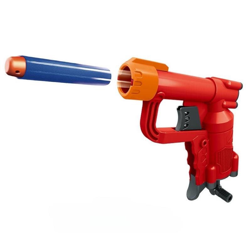 Mini Soft Bullet Blaster Outdoor Target Toy Gun with Safe Foam Darts Hand Eye Coordination Training Birthday Party Gift for Kids