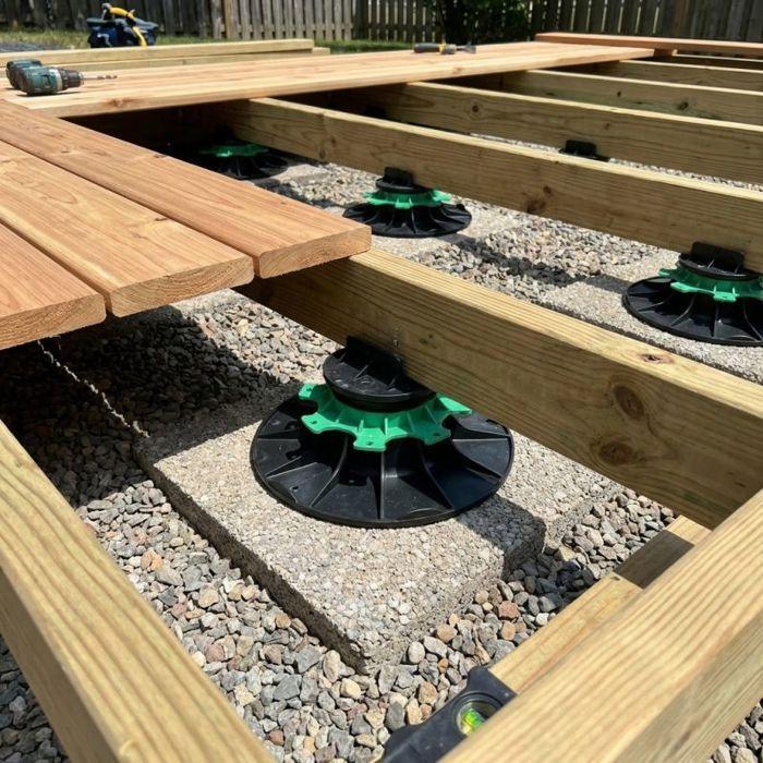 Adjustable Wooden Terrace Support 40 To 60 Mm - JOUPLAST - Box of 11 Supports