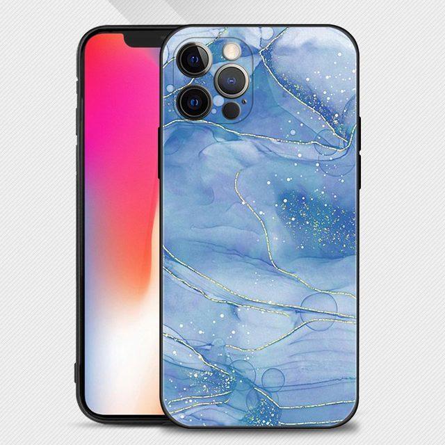 

Чехол для телефона Apple Iphone 14 13 12 11 Pro Max 13mini Xs Max Xr X 7 8 6 6s Plus Shell Beauty Marble Gold Texture Quicksan For iPhone 11Pro Max