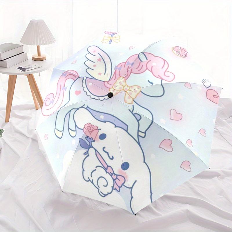 

1pc Unicorn and Cinnamoroll Pattern Sanrio Automatic Opening and Closing Umbrella - Suitable for Various Occasions, Outdoor Activities, Lightweight an