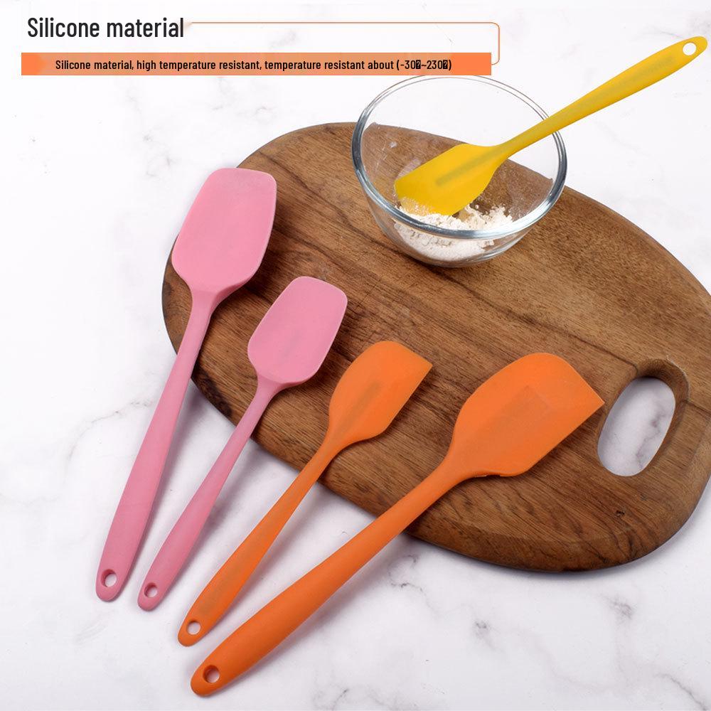 Spatola in Silicone Traslucido Durevole a Copertura Totale - Strumento da Forno Resistente al Calore