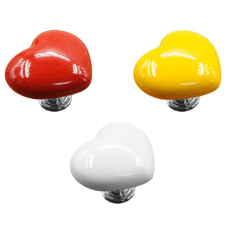 Heart Shape Toilet Presser Love Toilet Press Button Bathroom Water Tank Push Switch Toil