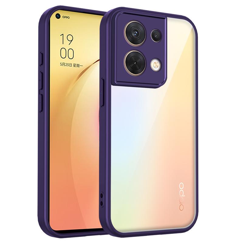 Oppo Reno8 5G CPH2359 Case Shockproof Silicone TPU Bumper Clear Back Hard Cover Matte Phone Case for Oppo Reno 8 Reno8 CPH2359