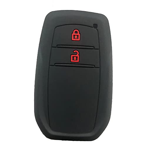 

Kinotaka - эксклюзивный силиконовый чехол для смарт-ключа с 2 кнопками от Toyota для Yaris, нового Harrier, последней модели Aqua, новой Corolla, GR Yaris и т. д.. Крышка для ключей