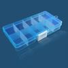 24 Slots Plastic Storage Jewelry Box Compartment Adjustable Container For Bead Earring Box For Jewelry Rectangle Box 13.5x19.5cm