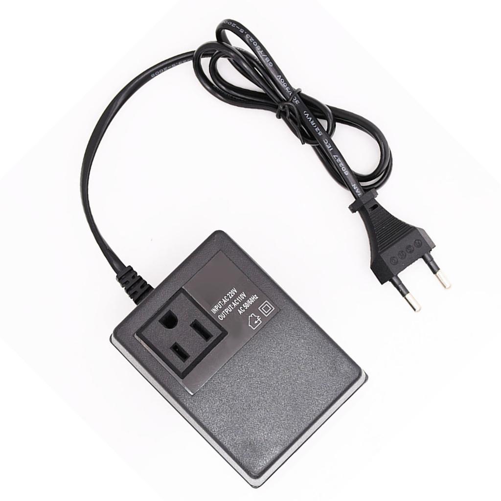 Leistungswandler-Adapter 200W 2 Rundstiftstecker Internationaler Reiseadapter Spannungswandler