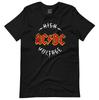 80s Punk ACDC American Vintage High Street Vintage Summer Mens and Womens  Short Sleeve Tshirt