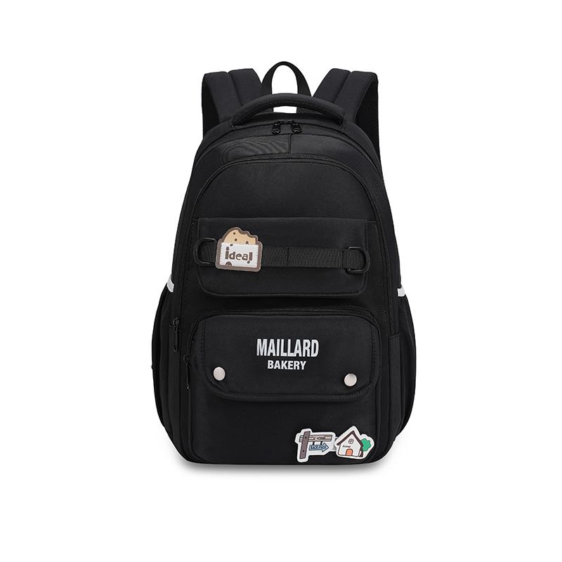 

Контрастный цветной рюкзак женский рюкзак большой вместимости школьный рюкзак для студентов чёрный