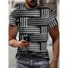 Men 3d Print T-Shirt Short Sleeve Tees Comfortable Dailywear Male Plus Size Tops