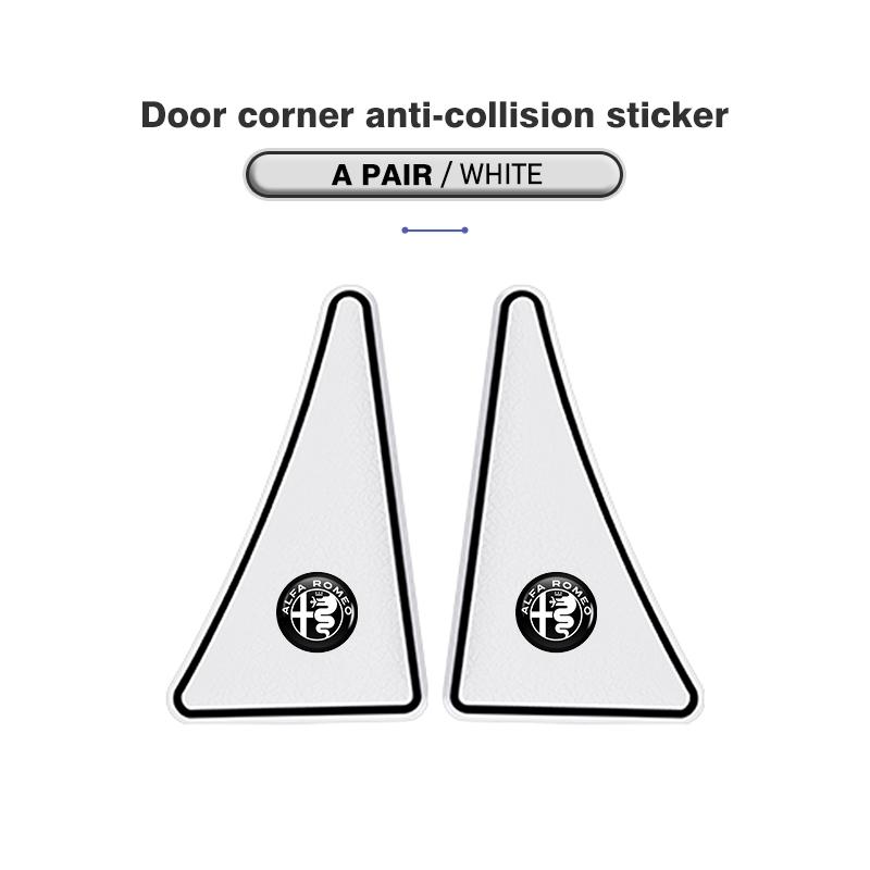 2026 Hot Sticker Car Door Corner Cover Anti-collision Protection Sticker For Alfa Romeo GT Stelvio F1 Brera Volante Tonale Glori