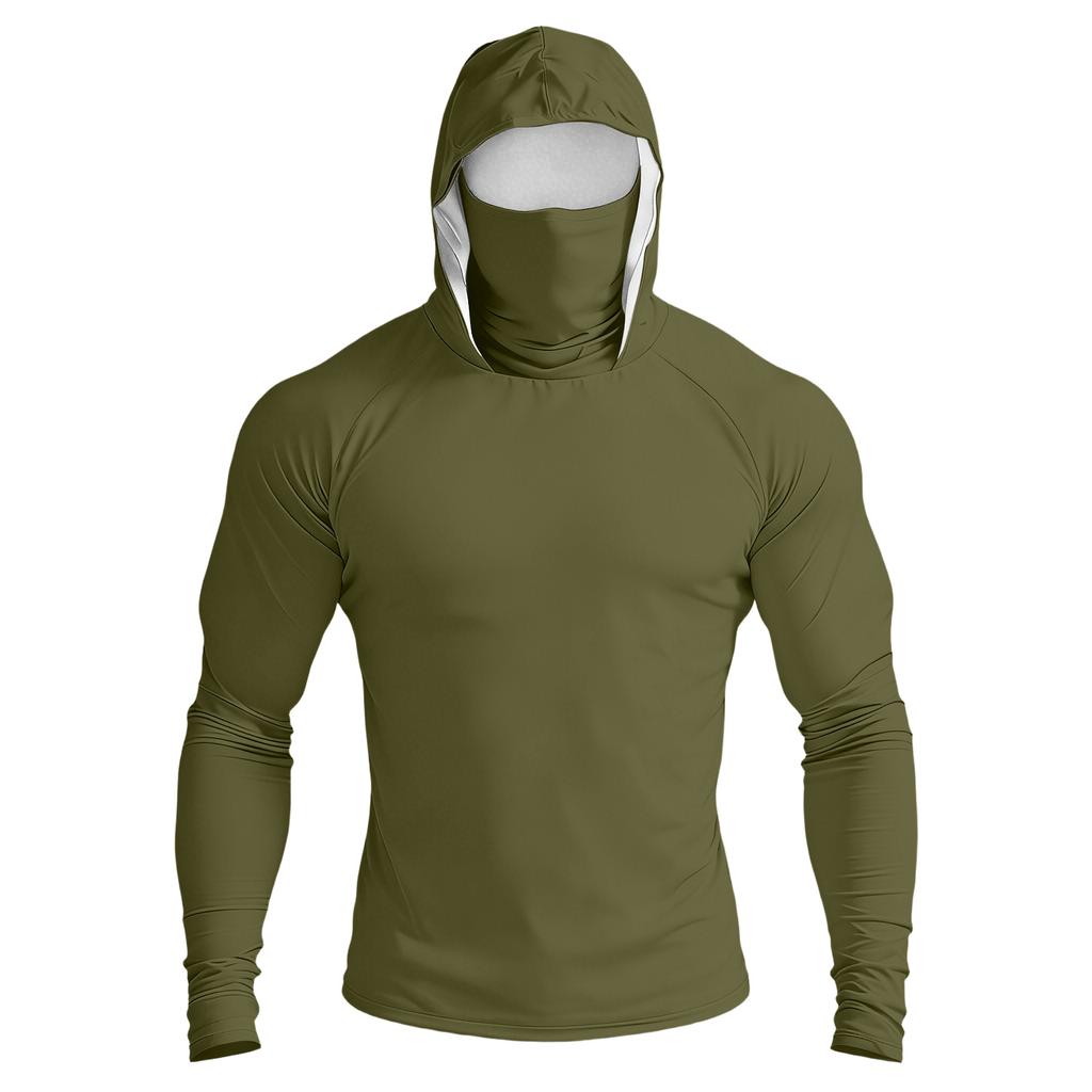 Heren Casual Drop-Shoulder Hoodie met Lange Mouwen