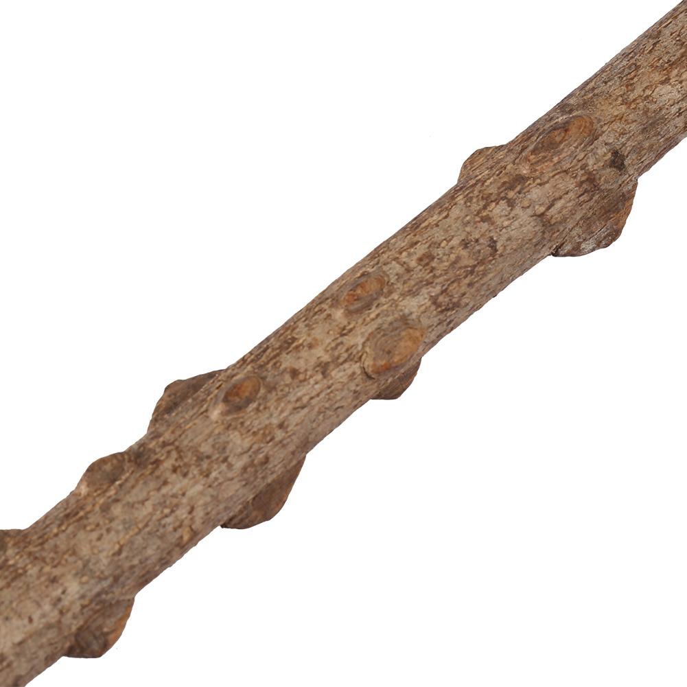 Natural Wood Stand Holder Grinding Perch Bird Chew Hanging Cage Toy(1.5.2.5*25cm)