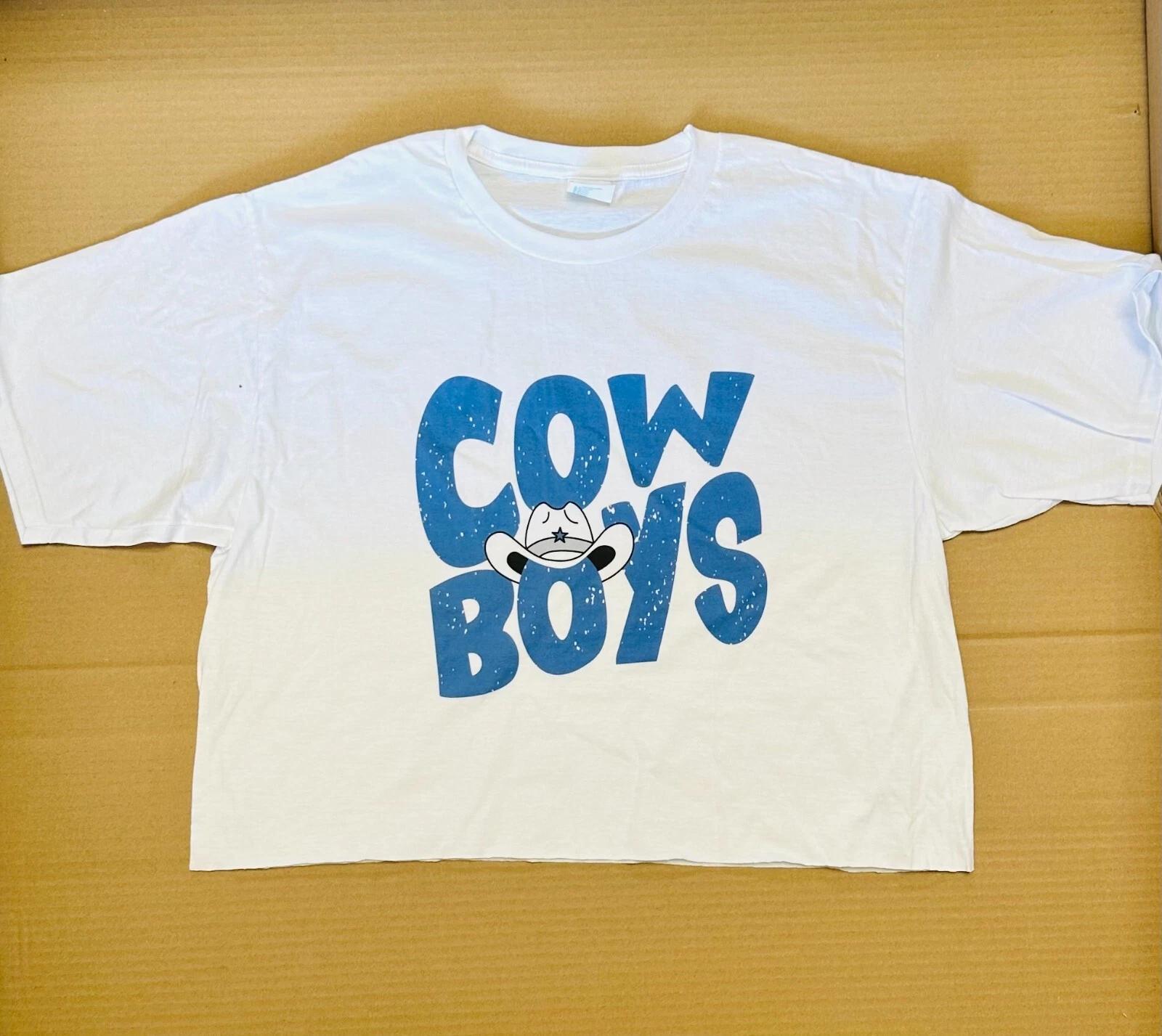 Cowboys cropped top shirt 4XL